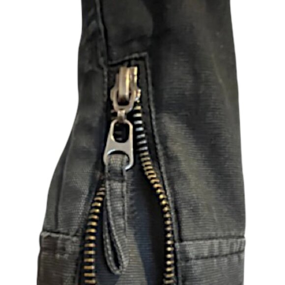 Blanc Noir Waxed Cotton Motorcycle Jacket | Size M - Picture 11 of 16